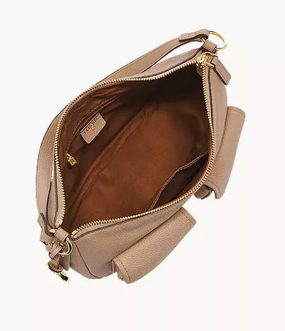 Jolie Leather Cargo Crossbody Bag