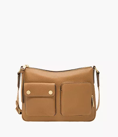 Maysen Leather Cargo Crossbody Bag