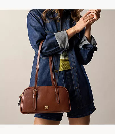 Danni Leather Shoulder Bag