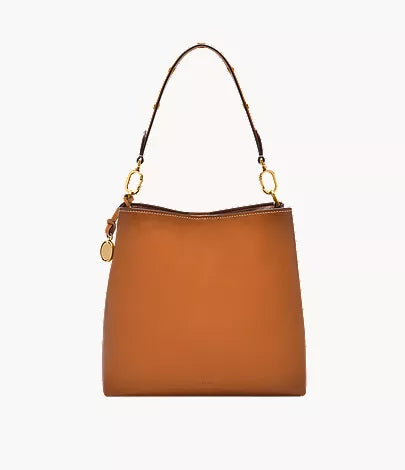 Jessie Leather Bucket Shoulder Bag