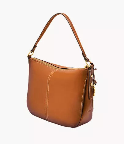 Jolie Leather Small Bucket Crossbody Bag