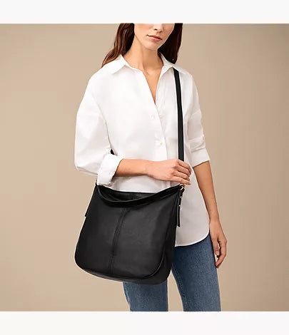 Jolie Leather Hobo Bag