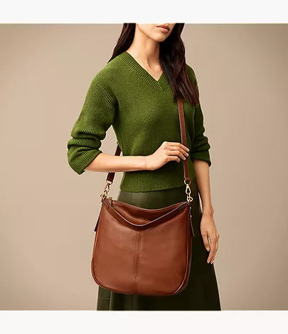 Jolie Leather Hobo Bag