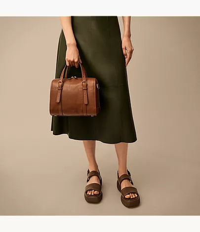 Carlie Leather Satchel