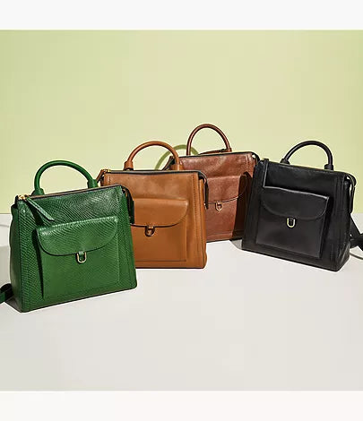 Parker Leather Small Backpack