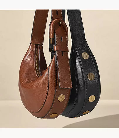 Harwell Leather Crescent Bag